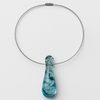 Necklace – Drop (Arctic Blue), Pačinek GLASS