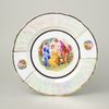 The Three Graces: Plate dining 25 cm, Thun 1794 Carlsbad porcelain, BERNADOTTE