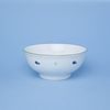 Bowl 16 cm smooth footed, Verona blue flowers + green, G. Benedikt 1882