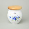Dóza Baňák 10,4 cm s nápisem CUKR, 0,4 l, pomněnky, Český porcelán a.s.