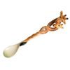 ENDLESS BEAUTY GIRAFFE DESIGN SCULPTURED porcelain spoon 12,1 x 2,5 x 1,9 cm, FRANZ porcelain