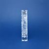 Crystal Hand Cut Vase - Narrow Cylinder, Comet, 230 mm, GLASSPO / Crystal Bohemia