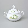 Sugar bowl 350 ml, Thun 1794, karlovarský porcelán, CONSTANCE Daisy