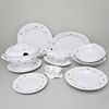 Dining set for 6 persons, Thun 1794 Carlsbad porcelain, BERNADOTTE hazenka