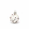 Christmas Tree Decoration Ball, 6 cm White, Czech Glass christmas decorations