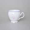 Cup tall 220 ml, Thun 1794 Carlsbad porcelain, BERNADOTTE blue-pink flowers