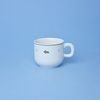 Cup 180 ml, red flowers + green, Benedikt 1882