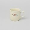 Mug 0,23 l, Thun 1794 Carlsbad porcelain, BERNADOTTE ivory + flowers