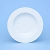 Plate deep 22 cm (320 ml), Jana white, Thun 1794 Carlsbad porcelain