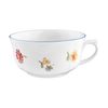 Tea cup 0,21 l, Sonate 34032 flowers, Seltmann porcelain