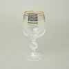 Claudia 230 ml, gold-platinum, wine glass, 1 pcs., Crystalex CZ