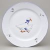 Constance husy, Mísa mělká kulatá 30 cm (klubový talíř), Thun 1794, karlovarský porcelán