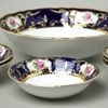 440: Compot set for 6 pers., Sonáta, cobalt + rose, Leander Loučky