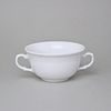 Soup cup 300 ml 2 handles, Thun 1794, Carlsbad porcelain, NATÁLIE white