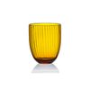 Crystal Glasses Tumbler 200 ml, Set of 6 pcs. Amber - Sponde, Kvetna 1794 Glassworks