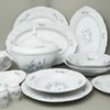 Jídelní souprava pro 12 osob 75 díl., Thun 1794, karlovarský porcelán, BERNADOTTE motýli