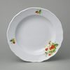 Plate deep 24 cm, strawberry, Cesky porcelan a.s.