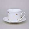 Bees: Cup 420 ml plus saucer breakfast, Roy Kirkham fien bone china