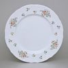 Plate dessert 19 cm, Thun 1794 Carlsbad porcelain, BERNADOTTE flowers with gold