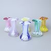 Mini Pulled Vase – solid glass, 9 cm (random decor selection), GlasStar Bohemia Glass