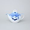 Tea pot Saphyr 0,55 l, Thun 1794 Carlsbad porcelain, BLUE CHERRY