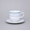 Cup tea / coffee tall 230 ml and saucer 15,5 cm, Thun 1794, OPAL 80144