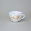 Šálek vysoký B, 210 ml na kafe, zlatý Cibulák, Český porcelán z Dubí
