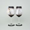 Studio Miracle: Wine Glasses, 2 pcs. 300 ml, Hand-decorated by Vlasta Voborníková