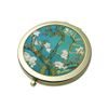 Pocket Mirror V. van Gogh - Almond Tree blue, 7,5 / 7 / 1,2 cm, Metal, Goebel