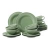 Beat grey-green: Tea set 18 pcs., Seltmann porcelain