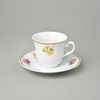 Cup 130 ml and saucer 130 mm, Natalie Rose, Thun 1794 Carlsbad porcelain