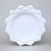 Plate Deep 24,5 cm, Diamond white, Goldfinger Porcelain