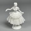 Tanečnice s krajkou 8 x 6 x 12 cm, Kurt Steiner, nedekor, Porcelánové figurky Unterweissbacher