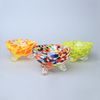 Three-Legged Bowl – solid glass, 13 cm (random decor selection), GlasStar Bohemia Glass