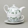 Tea for one set, Green Onion Pattern, Cesky porcelan a.s.
