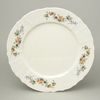 Plate dining 27 cm, Thun 1794 Carlsbad porcelain, BERNADOTTE ivory + flowers