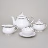 Tea set for 6 pers., HC002 platinim strip Simona, Elizabeth