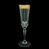 Astra Gold: Champagne glass 180 ml, 24,7 cm, crystal + gold, Adagio, Romance Golden Classic decor