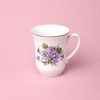 Hrnek Derby 250 ml, fialky, Český porcelán a.s.