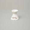 Candle holder 65 mm, Thun 1794 Carlsbad porcelain, BERNADOTTE ivory + flowers