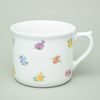 Mug Vařák big 700 ml, light Hazenka flowers, Leander Loučky