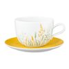 Liberty grass yellow: Cup breakfast 380 ml + saucer 16,5 cm, Seltmann porcelain