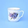 Mug Karel 0,27 l, Lily of the valley + Forget-me-not, Český porcelán a.s.