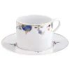 Coffee cup 150 ml + saucer 14,5 cm - Noble blue, Meissen porcelain