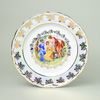 Plate dining 24 cm, The Three Graces  plus  gold, Frederyka Carlsbad