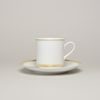 511: Cup 150 ml + saucer, Sabina, gold, Leander Loučky