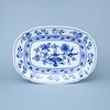 Flat oval dish 28 cm, Original Blue Onion Pattern