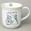 Mug Golem 1,5 l, Men's bike - yellow line, Český porcelán a.s.
