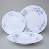 Plate set for 6 pers., Thun 1794, karlovarský porcelán, BERNADOTTE Gentiana