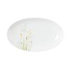 Liberty green grass: Oval dish flat small 24 x 14,5 cm, Seltmann porcelain
